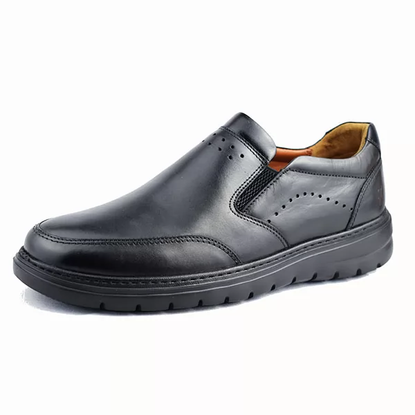 Chaussure CONFORT+ 1024 noir cuir  .......... 